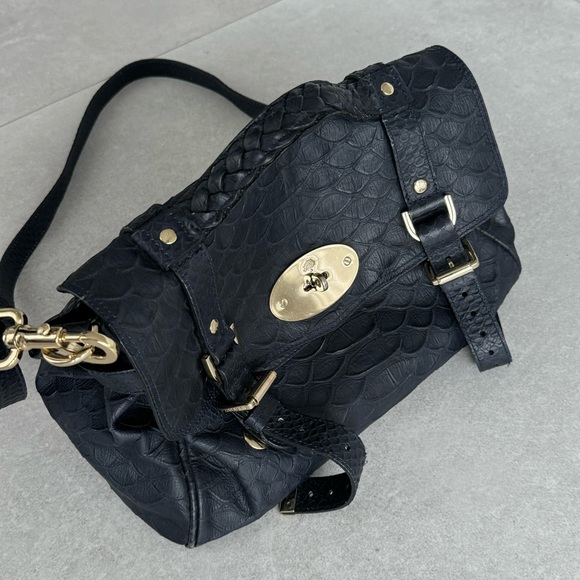 MULBERRY CROC EMBOSSED SATCHEL - Picture 2 of 10